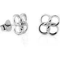 Orphelia 'Aida' Ohrstecker für Damen aus 925er Sterlingsilber - Silber ZO-7472