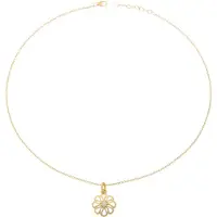 Orphelia Damen-Kette aus 925er Sterlingsilber mit Anhänger – Gold ZH-6017/2