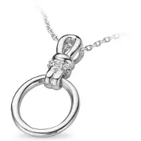 Orphelia Damen-Kette aus 925er Sterlingsilber mit Anhänger – Silber ZH-4746