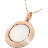 Orphelia 'Isabella' Damenkette mit Anhänger aus 925er Sterlingsilber - Rosé ZH-7197/GR