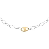 Orphelia Halskette für Damen, Sterling-Silber 925, Silber/Gold, ZK-2649