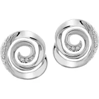 Orphelia 'Cora' Ohrstecker für Damen aus 925er Sterlingsilber - Silber ZO-7087