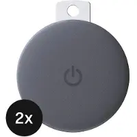 Aukey Smart Mini Air Tag Bluetooth-Tracker für Apple Track Mate 1 Serie TM-10 Weiß, Grau, 1 Stück(e)