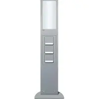 Gira 134226 769mm Farbe alu Energiesäule Lichtelement 3xSCHUKO
