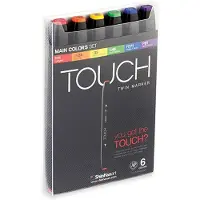 Touch Twin Marker 6er-Set Main Color