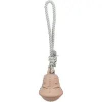 Trixie Juleklokke med reb, naturgummi/reb, ø 12/36 cm, beige
