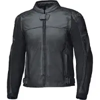 Held Torver Top Schwarz Motorrad Lederjacke Größe 52