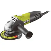 Ryobi – 600-W-Winkelschleifer. 115 mm Durchmesser – 13.000 U/min + 115-mm-Metalltrennscheibe & 1 Serviceschlüssel – RAG600-115G