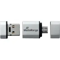 MediaRange USB Nano-Speicherstick mit Micro USB-Adapter