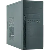 Chieftec HO-12B, Tower, PC, Schwarz, micro ATX, SECC, 14 cm