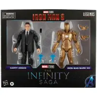 Hasbro The Infinity Saga Marvel Legends Actionfiguren 2-Pack 2021 Happy Hogan & Iron Man (Iron Man 3) 15 cm HASF0191