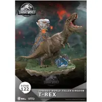 Beast Kingdom Toys Diorama Tyrannosaurus Rex Jurassic Park 13 Cm Braun Braun One Size