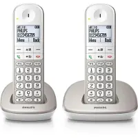 Philips Xl4902s Schnurloses Festnetztelefon Silber One Size / EU Plug 220V Silber One Size
