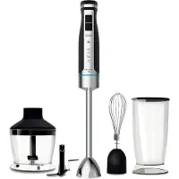 Cecotec PowerGear 1500 XL Pro, Pürierstab, 0,8 l, Eis-Crusher, 1500 W, Schwarz, Edelstahl