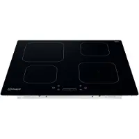 Indesit IS 83Q60 NE, Schwarz, Integriert, 59 cm, Zonen-Induktionskochfeld, Glaskeramik, 4 Zone(n)