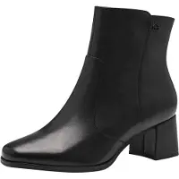 Tamaris Damen-Stiefeletten 8-85312-43, schwarz, Nappa, Größe 37