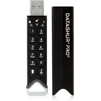 ISTORAGE datAshur Pro2 - USB-Flash-Laufwerk - verschlüsselt - 128 GB - USB 3.2 Gen 1 - FIPS 140-2 Level 3