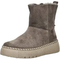 Gabor 73.542 Damen Stiefeletten - bequeme Stiefelette grau