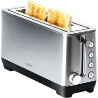 Cecotec 03085, 2 Scheibe(n), Edelstahl, Tasten, Drehregler, 1100 W, 220 - 240 V, 50 - 60 Hz