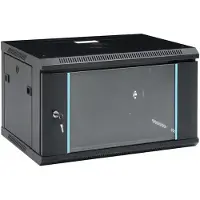 vidaXL 6U Netzwerkschrank Wandmontage 19" IP20 600x450x350 mm