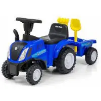 Milly Mally Traktor Ride On New Holland T7 56 cm blau 4-teilig