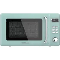 Cecotec 01712, Arbeitsplatte, Grill-Mikrowelle, 20 l, Eingebautes Display, Tasten, Drehregler, Grün