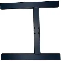 Macleans Profi Standfuss Trolley Rollwagen für Monitor Tastatur Computer Höhenverstellbar