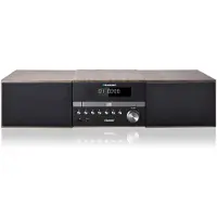 Blaupunkt MS46BT, Heim-Audio-Mikrosystem, Schwarz, Holz, 1 Deck(s), 1 Disks, Vorderseite, 100 W