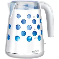 MPM MCZ-86 Elektrischer Wasserkocher 1,7 L, BPA-freier Kunststoffbehälter, Kabel