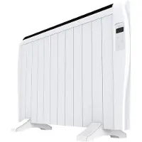 Cecotec 05376, Elektrischer Konvektor-Raumheizer, Drinnen, Flur, Wand, Weiß, LED, Tasten, Kabellos