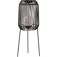 Pauleen Sunshine Coziness LED-Solar-Stehleuchte, schwarz, Kunststoff, Modern, Solarleuchte