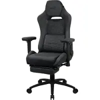Aerocool Royal AeroSuede Universal-Gamingstuhl Gepolsterter Sitz Grau