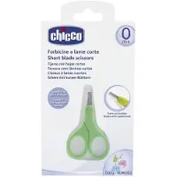 Chicco Kinderschere mit kurzer Klinge und abgerundeter Spitze 0 m+ 1 Stk