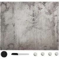 vidaXL Magnettafel Wandmontage Glas 40 x 40 cm