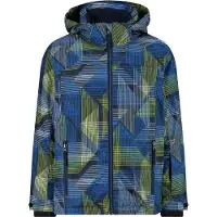 CMP KID JACKET SNAPS HOOD dk.blau/gemustert 152