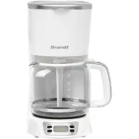 Brandt CAF1318ES Kaffeemaschine, weiß