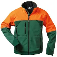 On24 Sanddorn Softshell Jacken grün/orange - M