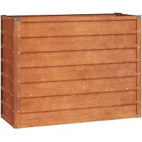 vidaXL Hochbeet Rostig 100x40x77 cm Cortenstahl