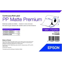 Epson 7113425, Weiß, Selbstklebendes Druckeretikett, Etikettenrolle, Rolle, Tintenstrahl, Acryl