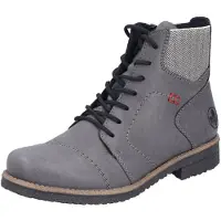 Rieker Schnür-,Zug-u.Schnallenstiefel in grau, Gr. 39