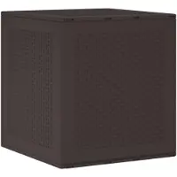 vidaXL Aufbewahrungsbox Braun 55 x 53 x 57 cm Polypropylen