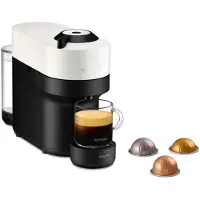 Krups Nespresso VERTUO POP, Pad-Kaffeemaschine, 0,56 l, Kaffeekapsel, 1260 W, Schwarz, Weiß