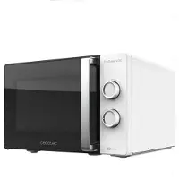 Cecotec 01546, Arbeitsplatte, Solo-Mikrowelle, 23 l, 700 W, Drehregler, Weiß