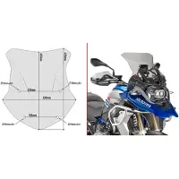Givi 5124d Bmw R 1200/1250 Gs Adventure&r 1200/1250 Gs Windschutzscheibe