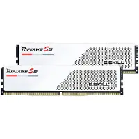 G.Skill Ripjaws S5 / F5-6000J3040F16GX2-RS5W, 32 GB, 2 x 16 GB, DDR5, 288-pin DIMM, Weiß
