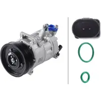 Hella Klimakompressor 12 V Ø 127 Thermo-Expertise passend für u.a. VW JETTA