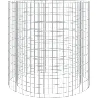 vidaXL Gabionen-Feuerstelle Ø 100 cm Verzinktes Eisen