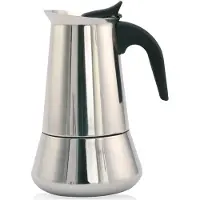 Orbegozo KFI 660, Mokka-Kanne, Schwarz, Edelstahl, Edelstahl, 6 Tassen, 1 Stück(e)
