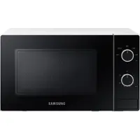 Samsung MS20A3010AH, Arbeitsplatte, Solo-Mikrowelle, 20 l, 700 W, Drehregler, Schwarz, Weiß