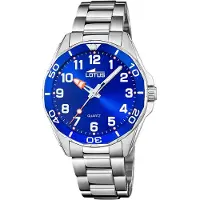 Lotus Jugend Kinder Uhr Classic Elegant Edelstahl Armbanduhr silber UL18860/1